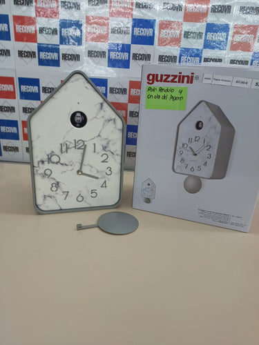 Reloj de Pared con péndulo - Gris Oscuro, 18,8x9,8xh37 cm -